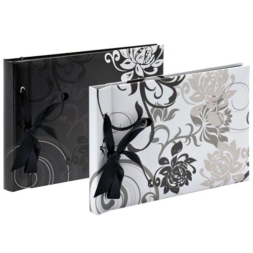 Walther Grindy -  23 x 16cm size (WxH) - BLACK cover / BLACK pages